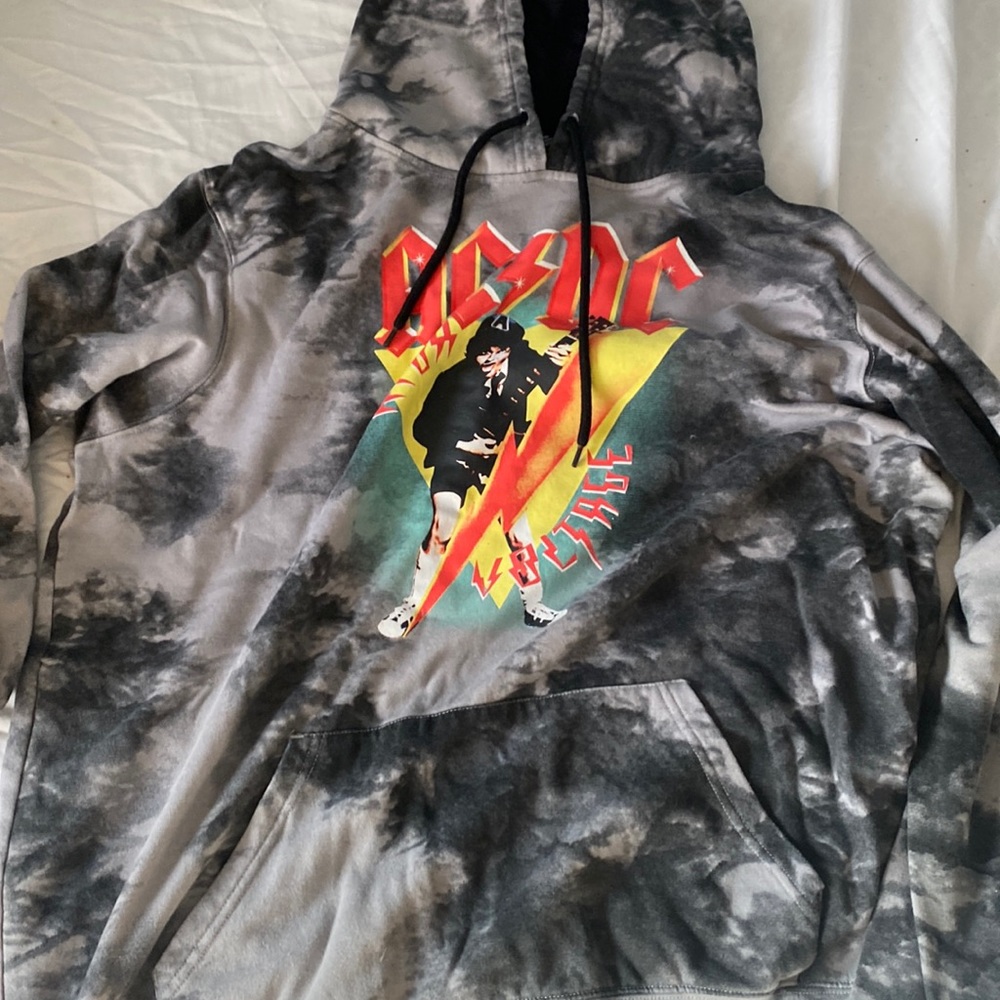 Tiedye AC/DC hoodie